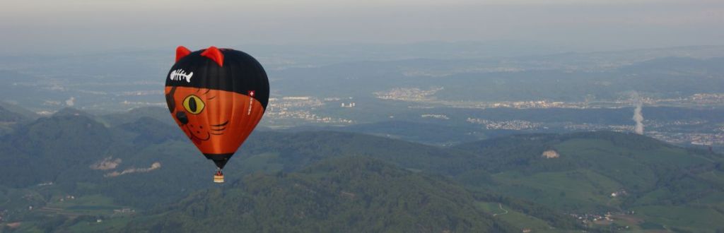 Ballonfahrt über dem Baselbiet mit Ballonpilot